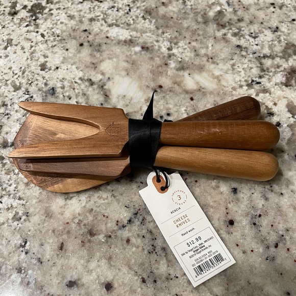 Hearth & Hand Other - Hearth & Hand with Magnolia Wooden Cheese Knives